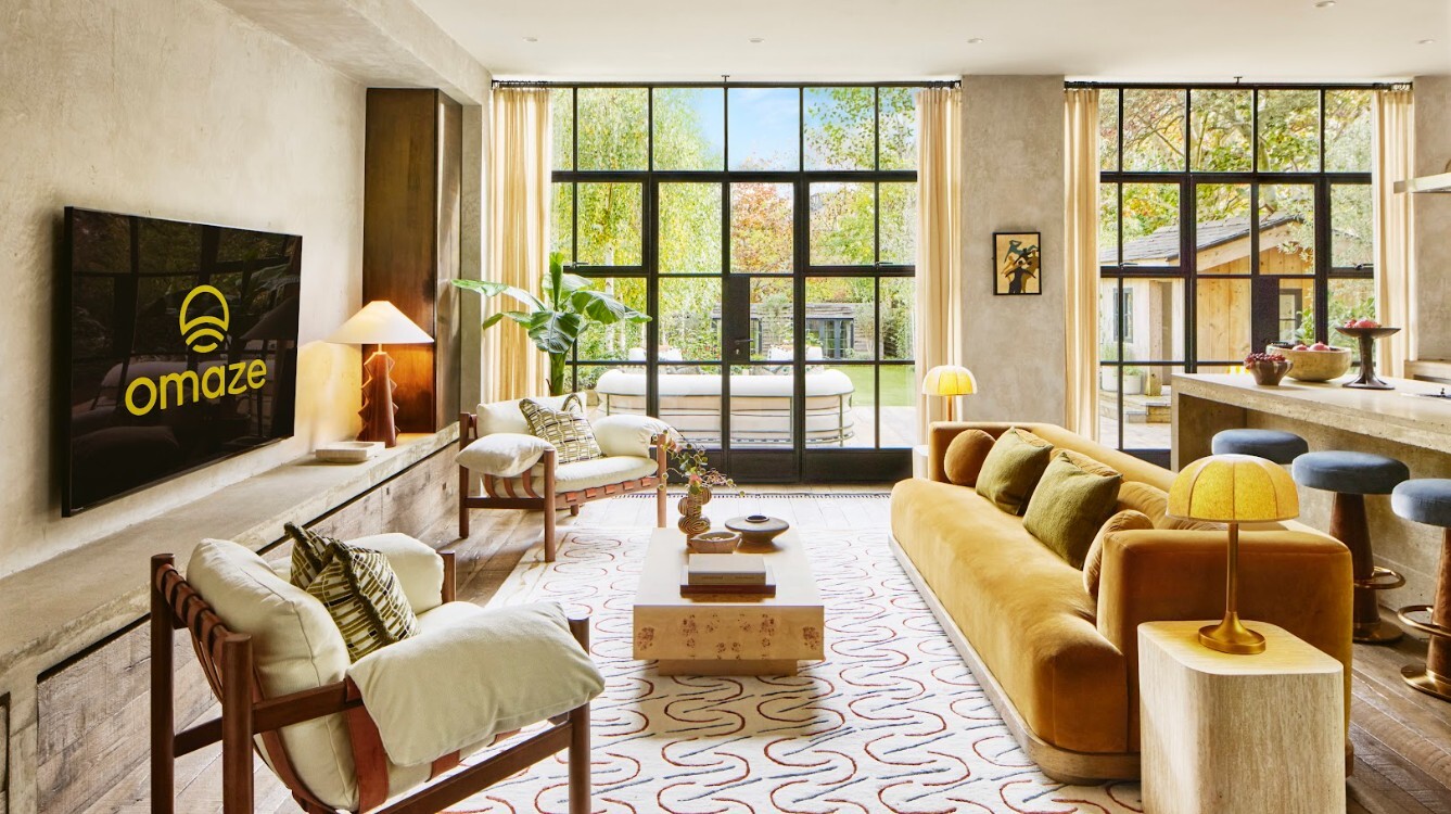 Omaze north London house living room 