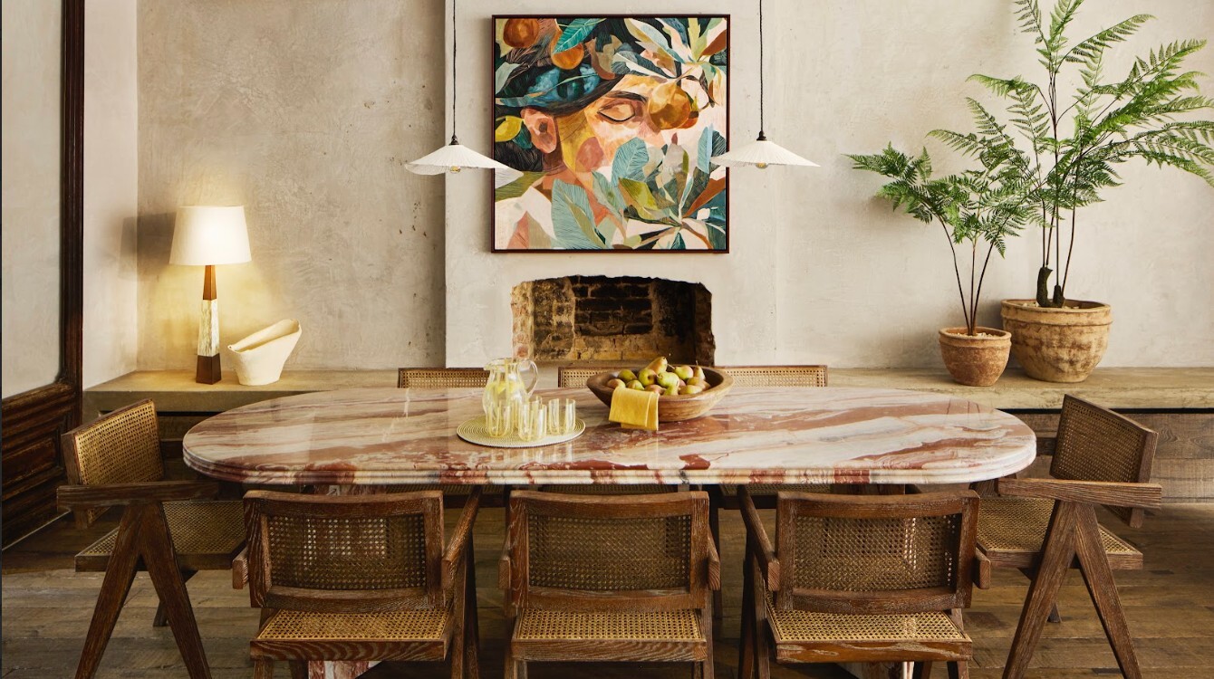 Omaze north London house dining room