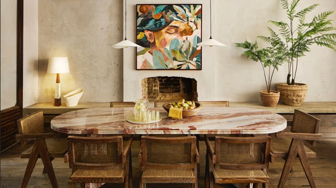 Omaze north London house dining room