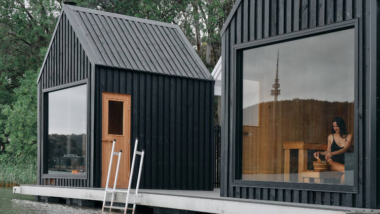 Floating Sauna Lake Burley Griffin, ACT
