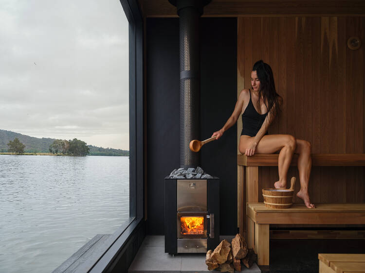 Canberra just scored a dreamy new floating sauna – and it’s sitting pretty on Lake Burley Griffin