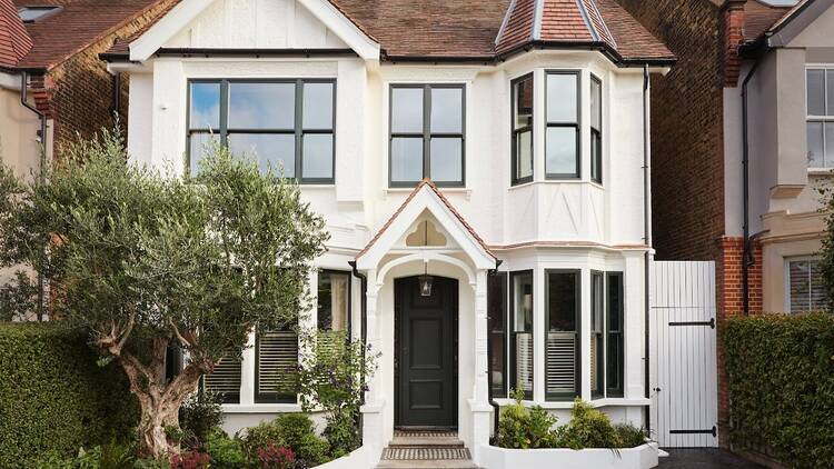 Outside of £5m Omaze house northwest London