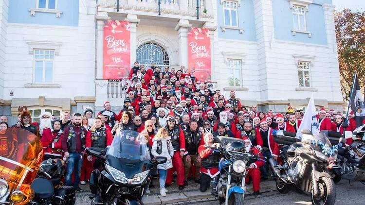 Passeio de Pais Natal dos clubes motard e moto clubes do concelho de Loures