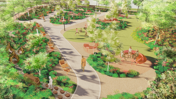 New park in Liverpool, designed by BAM UK and the Eden Project