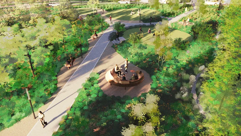 New park in Liverpool, designed by BAM UK and the Eden Project