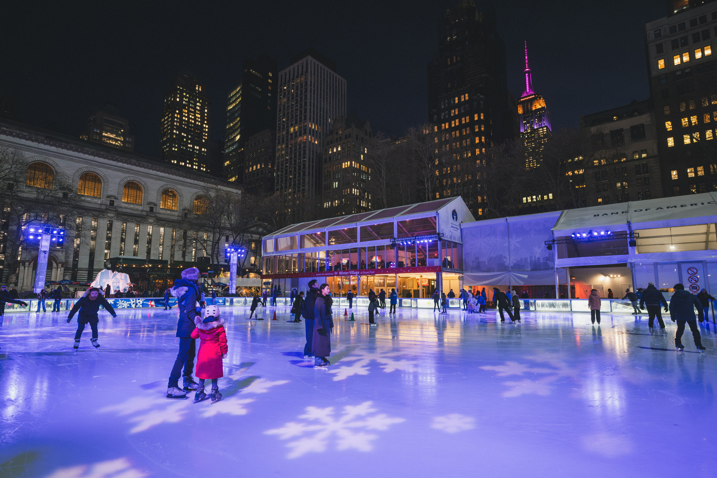 Here are all the ways that Bryant Park is celebrating the Winter Olympics