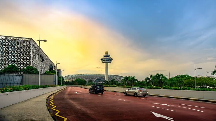 Singapore - May 20, 2023 : Jewel Changi Airport is a mixed-use development at Changi Airport in Singapore that opened on 17 April 2019.