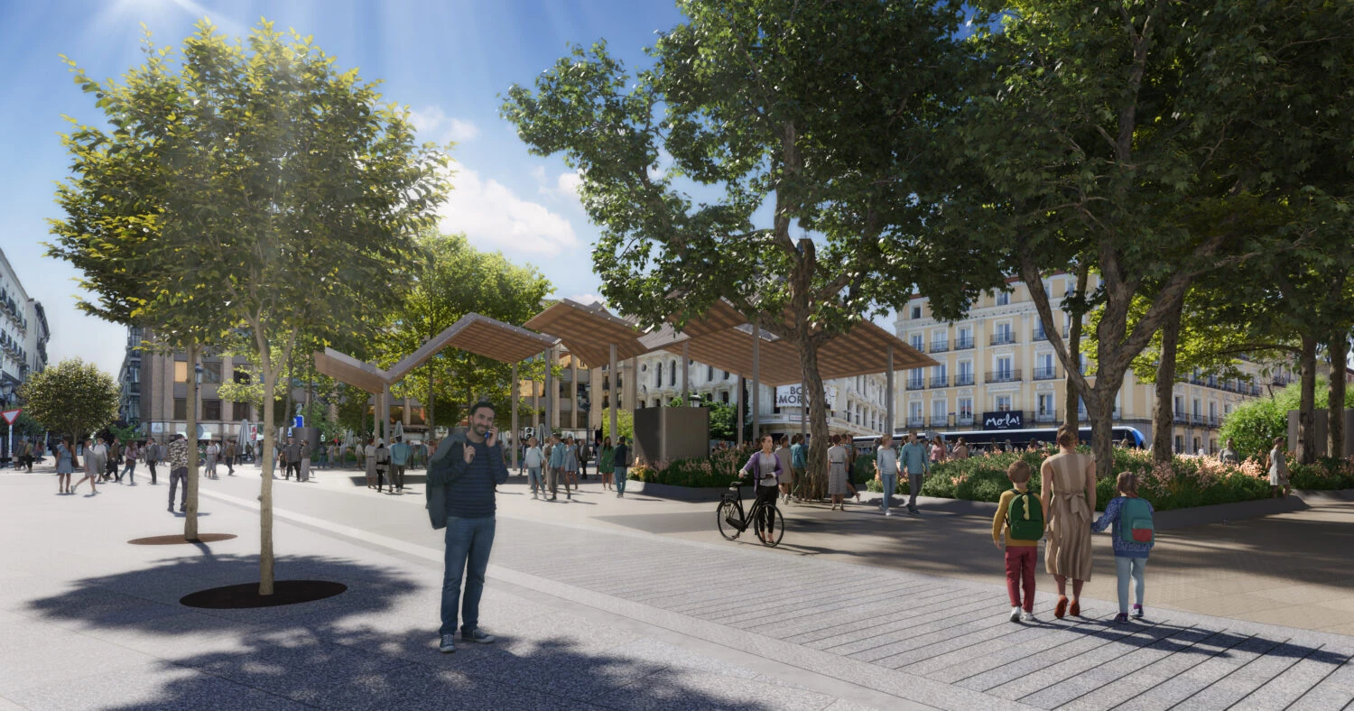 Plaza de Jacinto Benavente. Ayuntamiento de Madrid