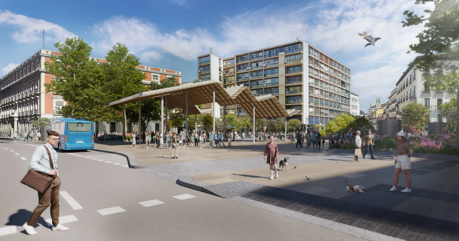Plaza de Jacinto Benavente. Ayuntamiento de Madrid