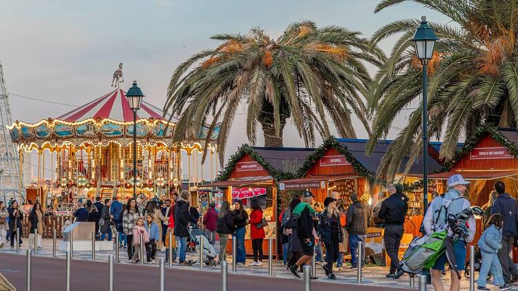 Andar no mais bonito carrossel veneziano