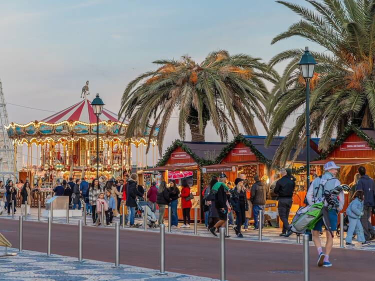 Andar no mais bonito carrossel veneziano