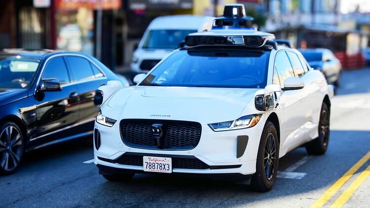 Waymo driverless car in the USA