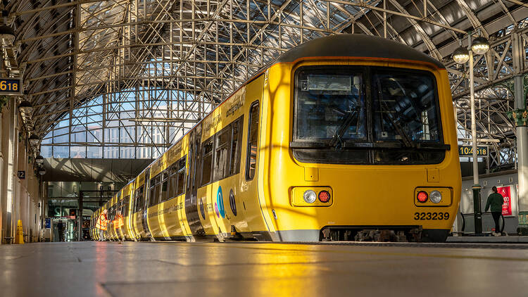 Bee Network train Transport for Greater Manchester Bee Network train Transport for Greater Manchester