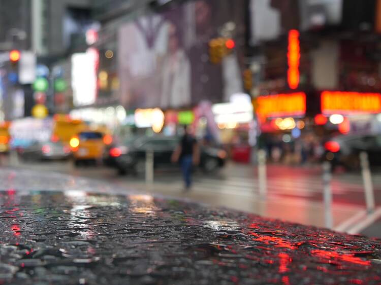 NYC is currently under a coastal flood and wind advisory