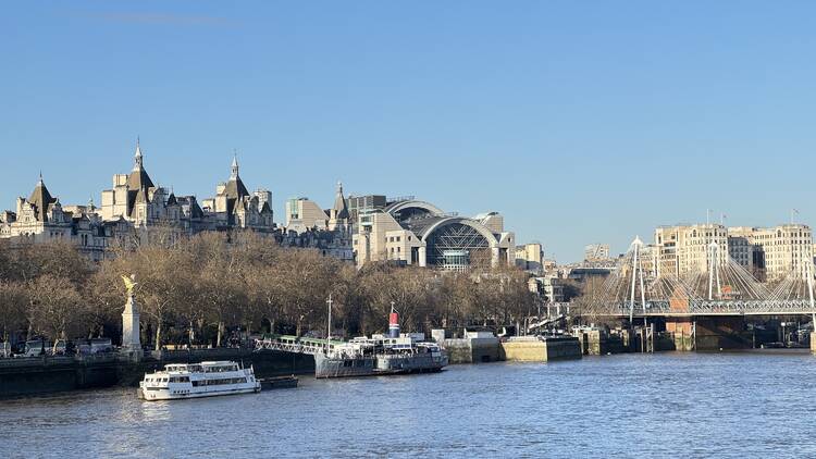 One Embankment Place above Charing Cross station