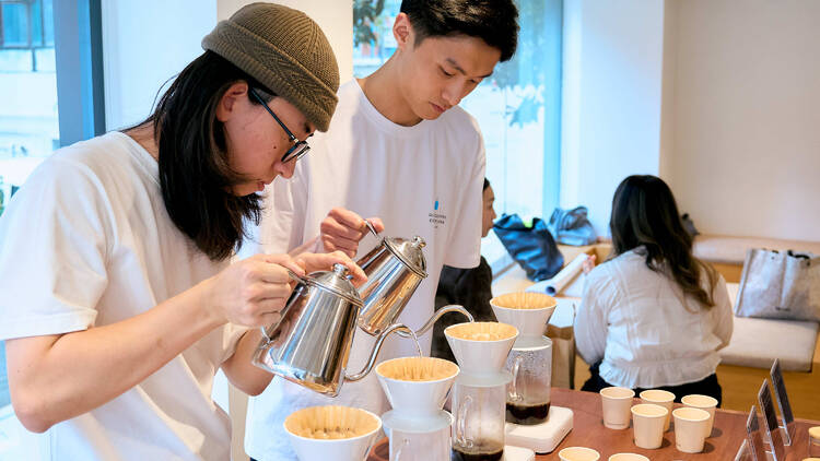 Blue Bottle Coffee weekend market