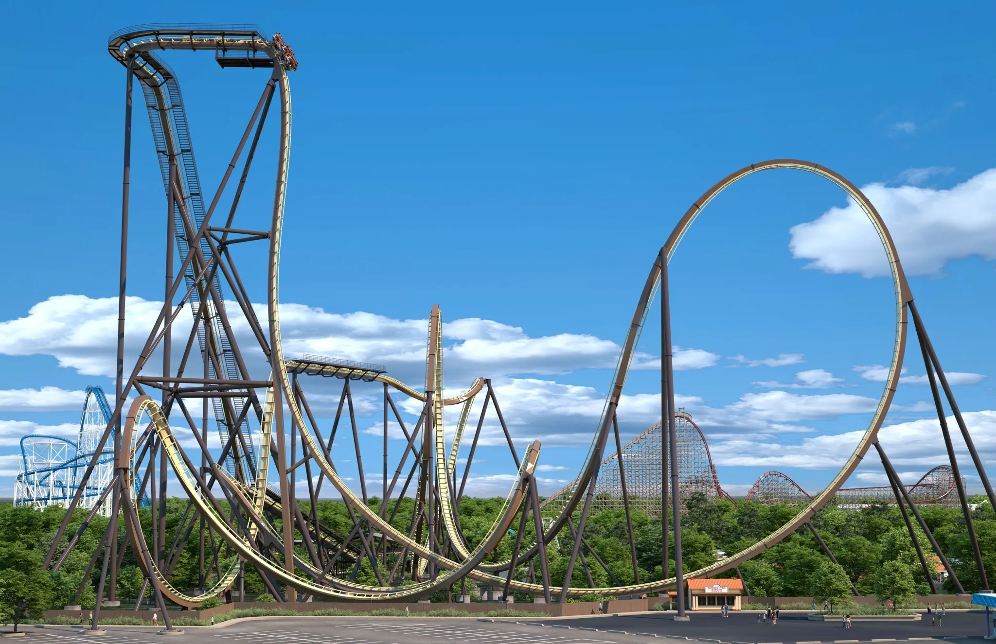 Tormenta Rampaging Run at Six Flags Over Texas