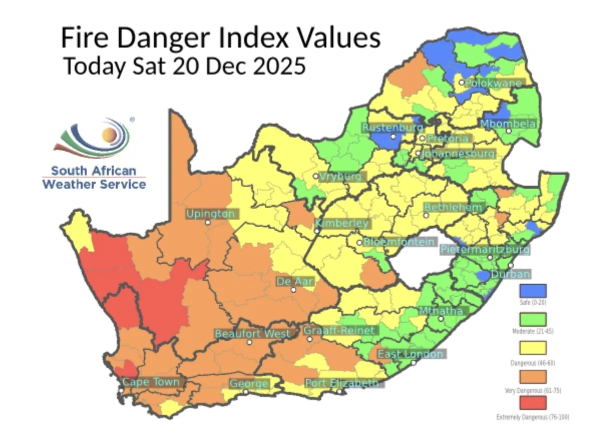 SA Weather Service Fire alert