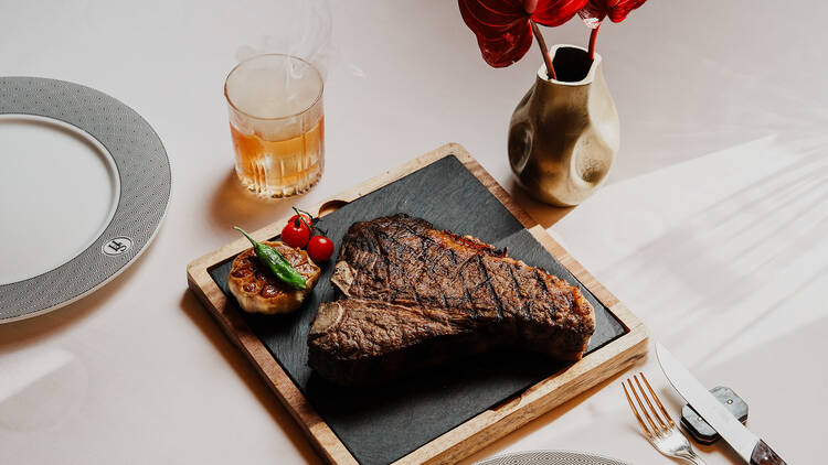 尖沙咀扒房推介：The Steak House 45 日熟成 Mayura T 骨牛扒