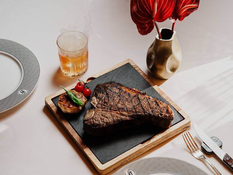 尖沙咀扒房推介：The Steak House 45 日熟成 Mayura T 骨牛扒