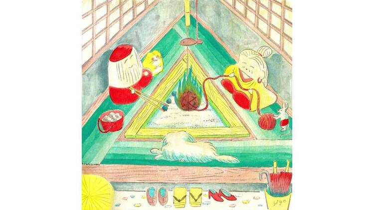 死後くん 個展『囲炉裏に囲まれて』（Surrounded by IRORI）