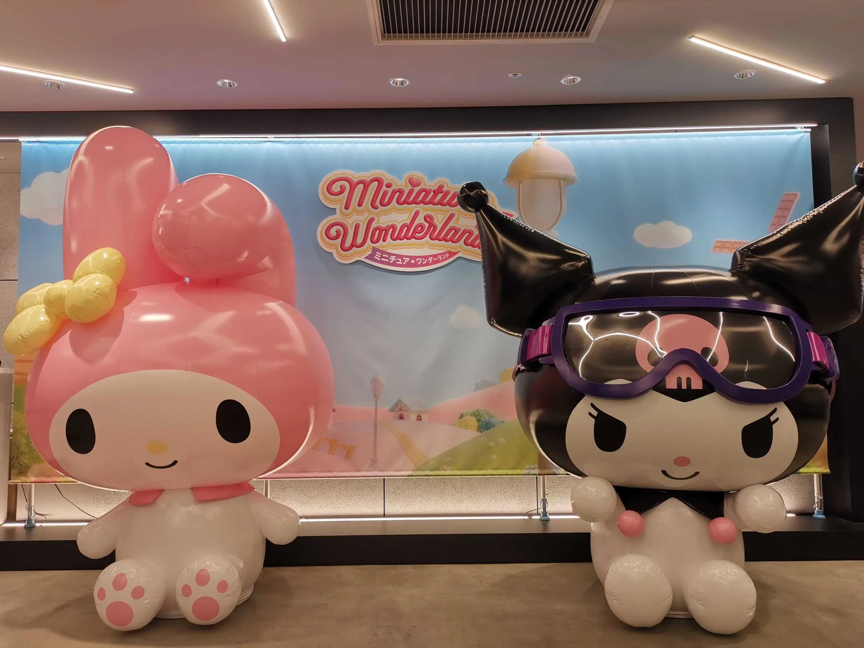 My Melody & Kuromi exhibition entrance