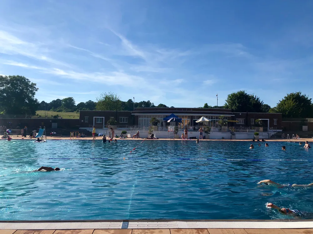 Hampstead Heath, Parliament Hill Lido, London