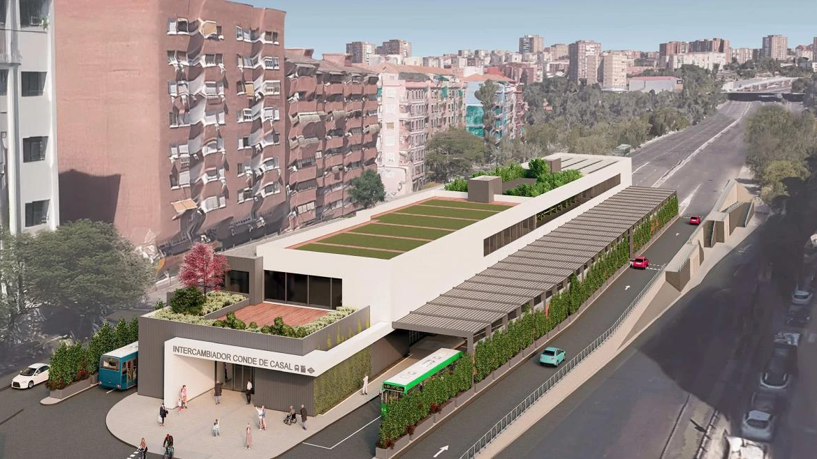 Intercambiador de Conde de Casal. Comunidad de Madrid