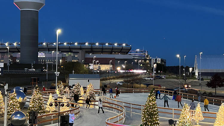Winter Skate at Patriot Place