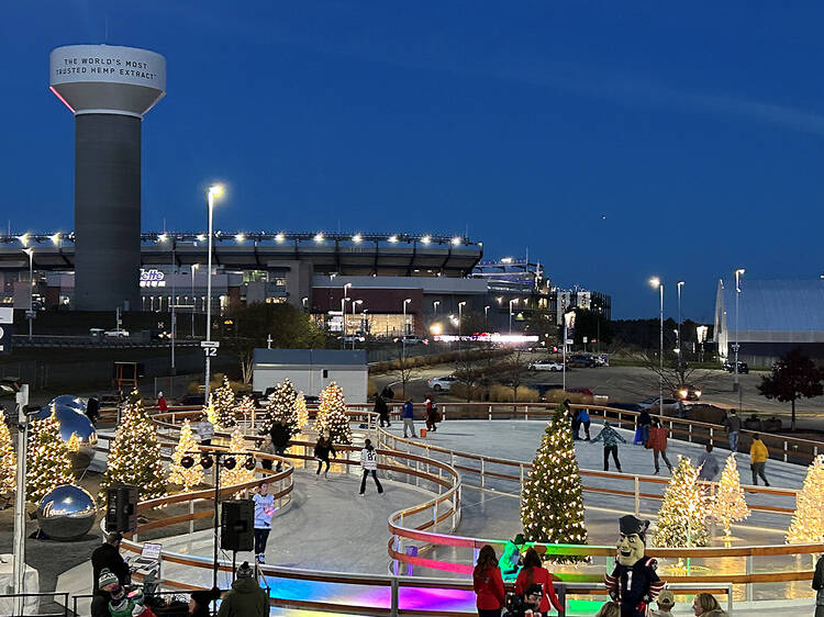 Winter Skate at Patriot Place