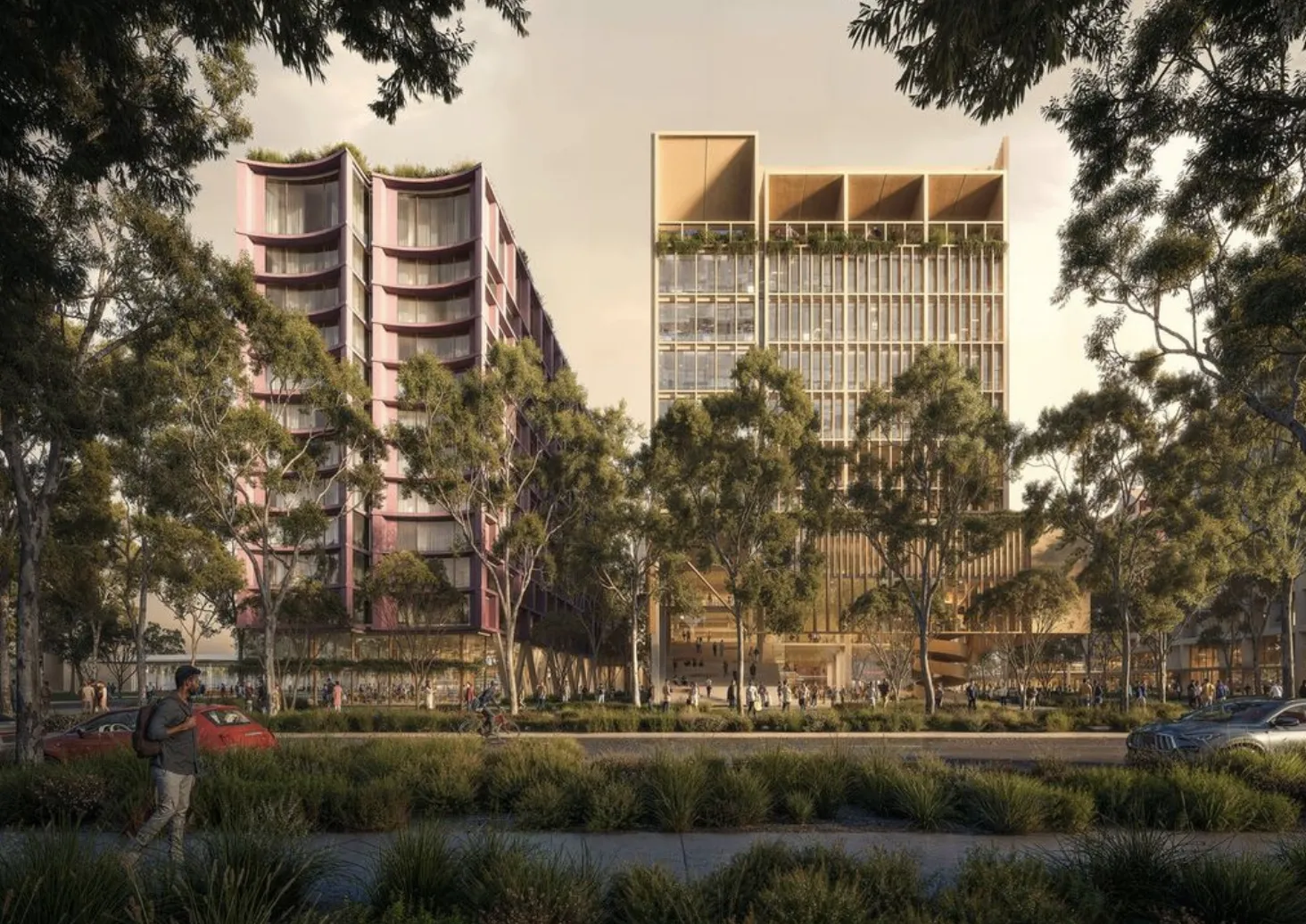 Bradfield City Centre buildings