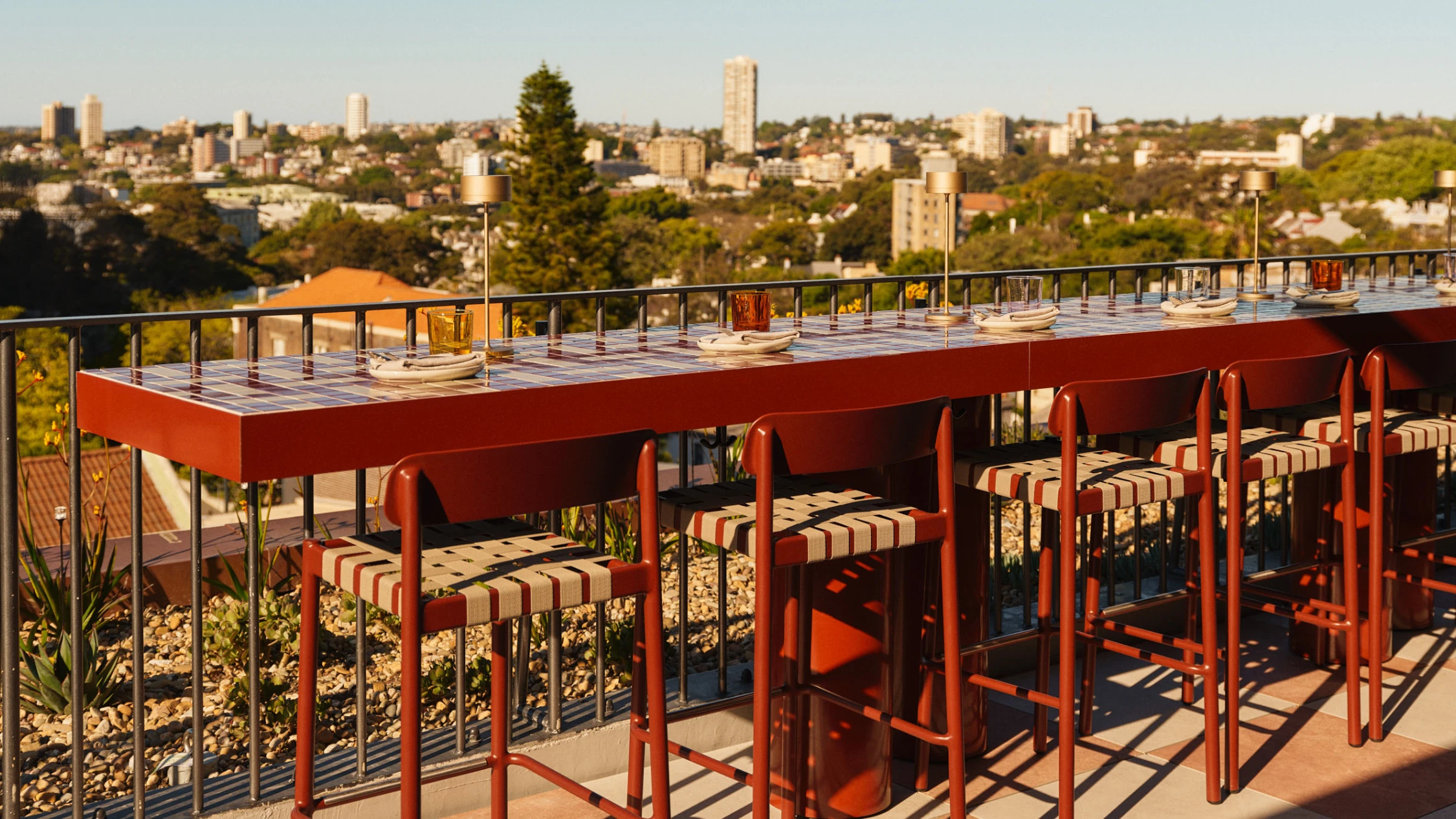 Monica rooftop bar
