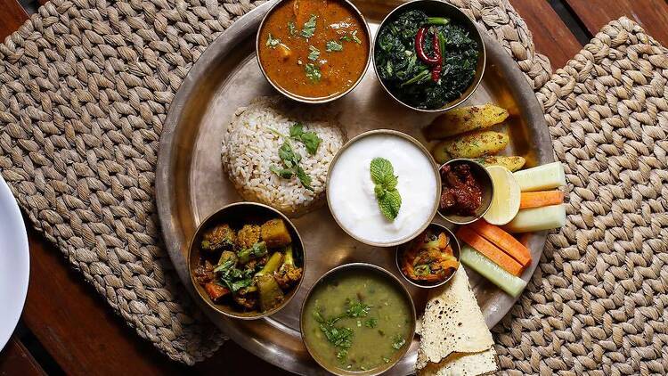 Cafe Swotha in Patan, Nepal. Cafe Swotha in Patan, Nepal.