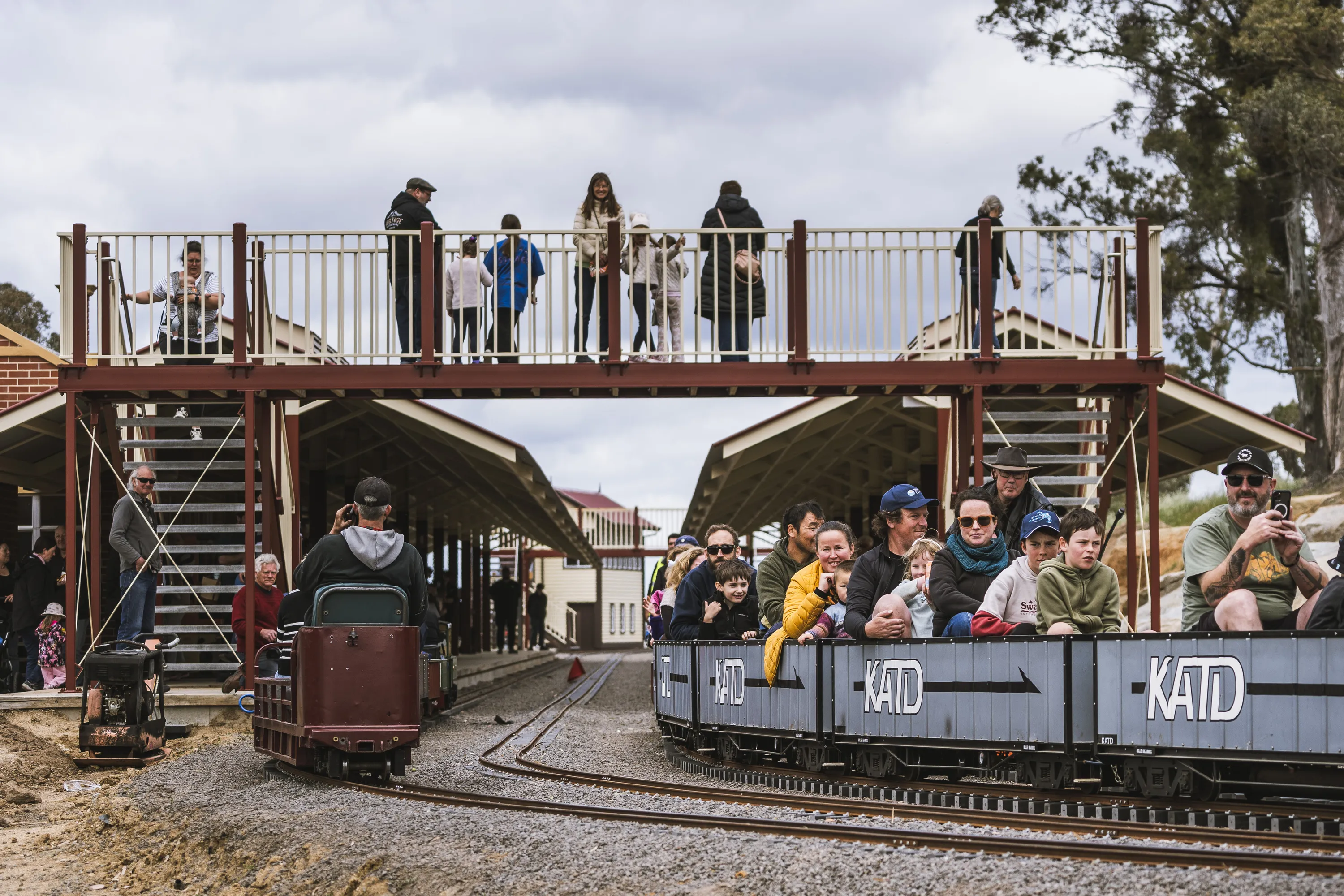 The Victorian Miniature Railway in Harcourt.