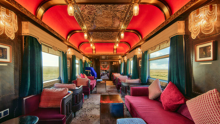 Golden Eagle Silk Road Express lounge car 