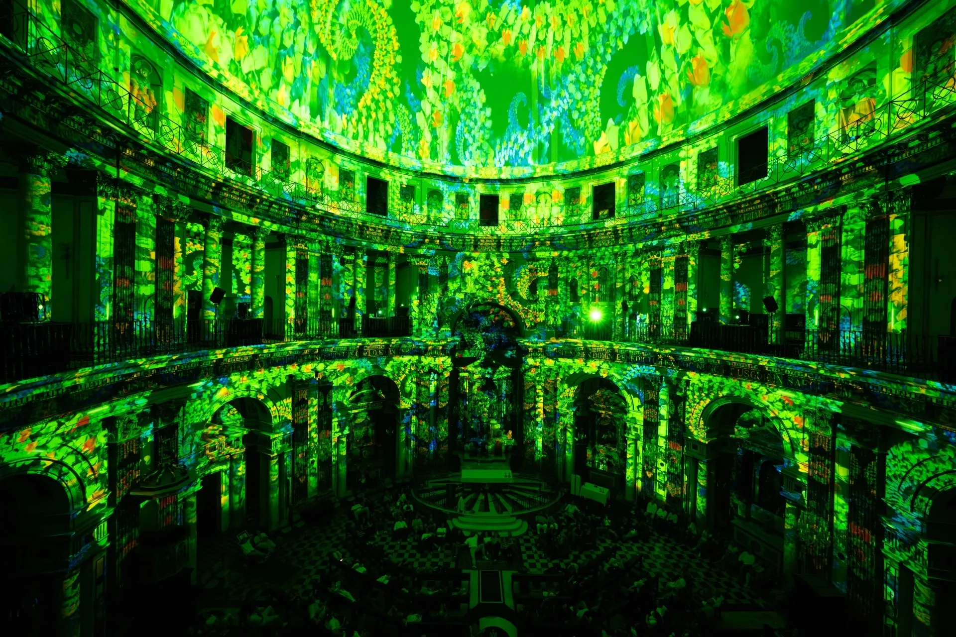 Enlightenment immersive show at  McEwan Hall Edinburgh