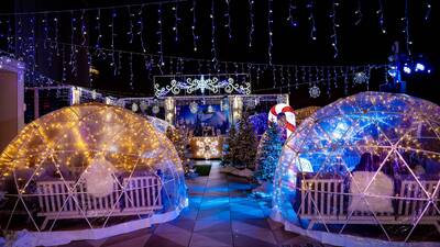 Level 8 Winter Hour Igloos at Level 8’s Winter Hour.