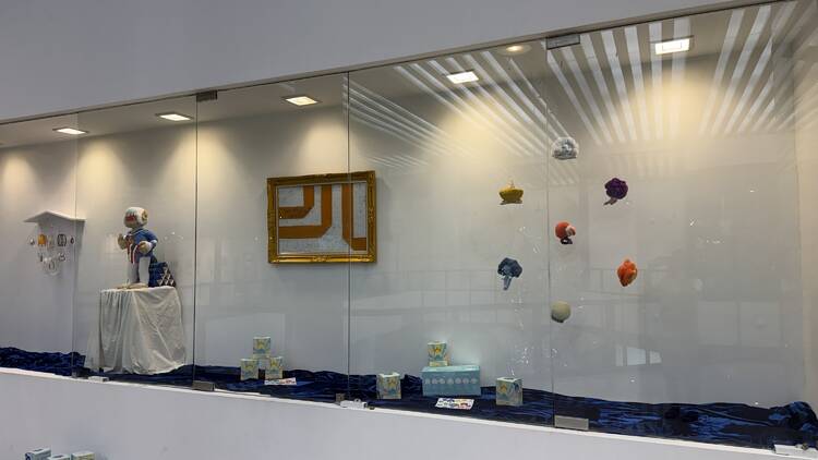 Meet oversized plush figures asking big questions at NORArtscape's first solo show Kid Wisdom