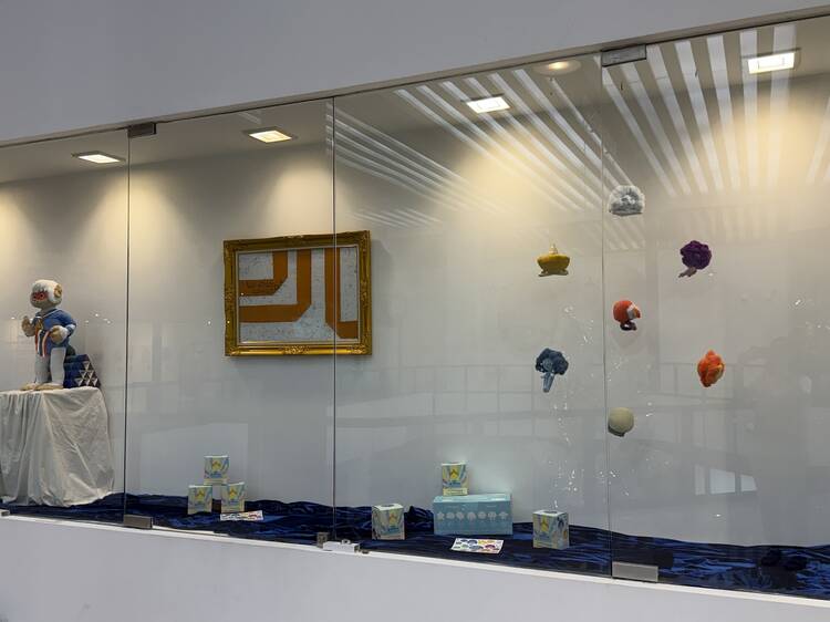 Meet oversized plush figures asking big questions at NORArtscape's first solo show Kid Wisdom