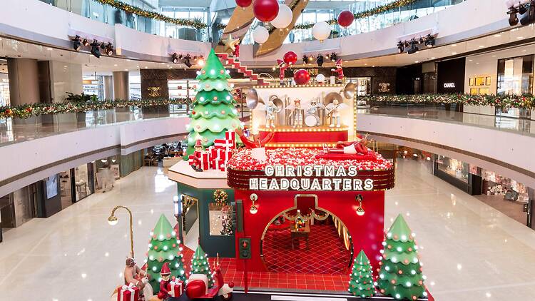 聖誕好去處2025：IFC 商場聖誕活動「聖誕後勤總部」裝置