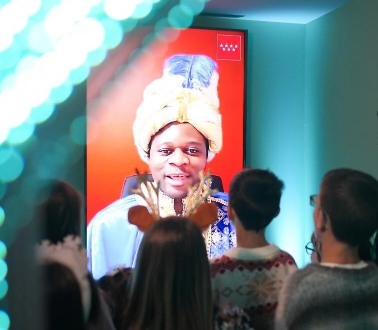 Videollamada con los Reyes Magos. Comunidad de Madrid