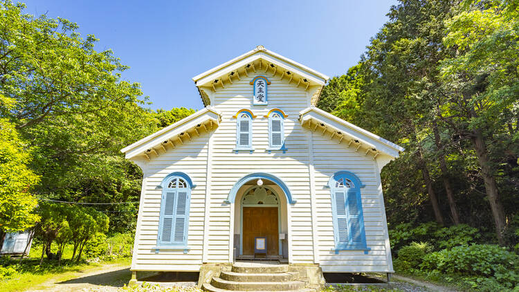 Explore a village built by covert believers