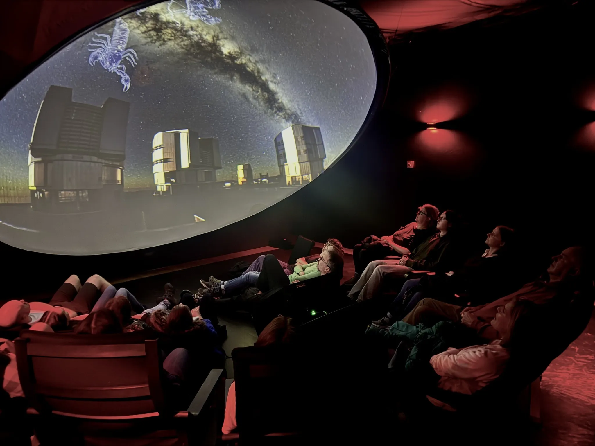 Inside Grizedale Observatory and Planetarium