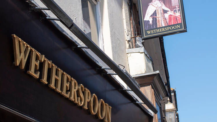 Wetherspoon sign
