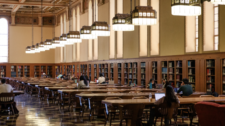Los Angeles Public Library reading room
