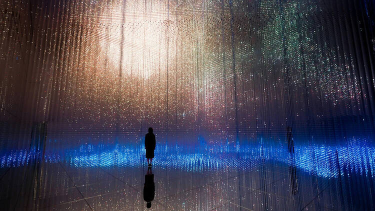 チームラボの大規模最新作に没入する。 チームラボの大規模最新作に没入する。