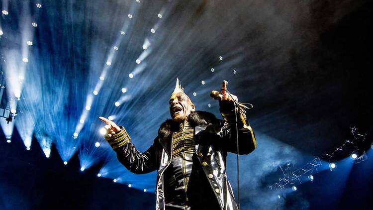 Catch Rammstein's fearsome vocalist performing darker, stranger material at Meine Welt Tour Bangkok