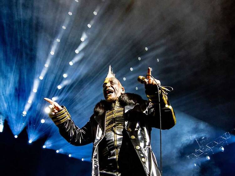 Catch Rammstein's fearsome vocalist performing darker, stranger material at Meine Welt Tour Bangkok