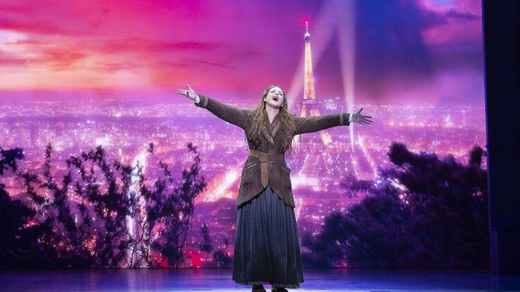 Georgina Hopson on stage in 'Anastasia'.