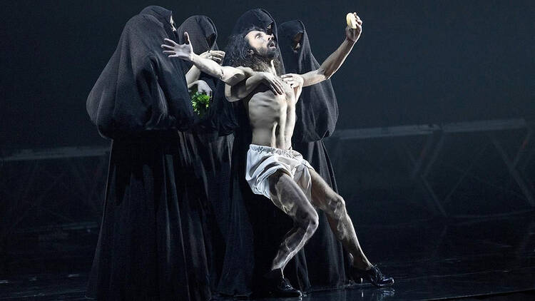 El manto y su ojo. Eduardo Guerrero (foto: Ana Palma).